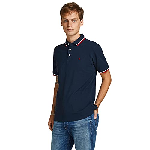 JACK & JONES Male Poloshirt Einfarbig Poloshirt von JACK & JONES