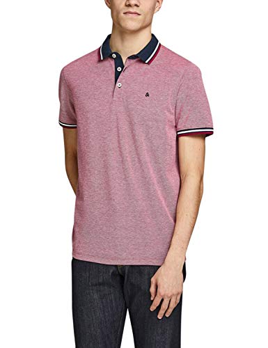 JACK&JONES Essentials Mens Rio Red Polo S/S von JACK & JONES