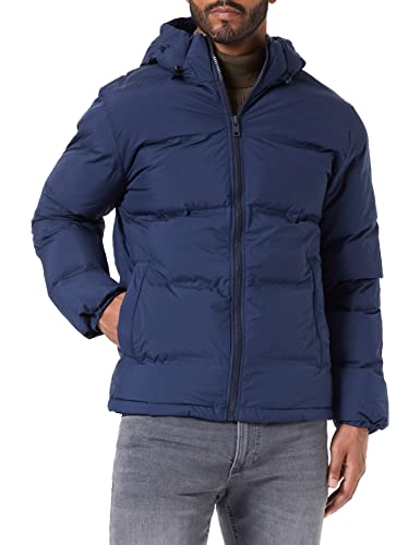 JACK&JONES Herren JJESEAMLESS Recycle Puffer SN Jacke, Navy Blazer, M von JACK & JONES