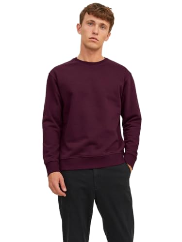 Jack & Jones Herren JJESTAR Basic Sweat Crew Neck NOOS Sweatshirt, Port Royale, M von JACK & JONES