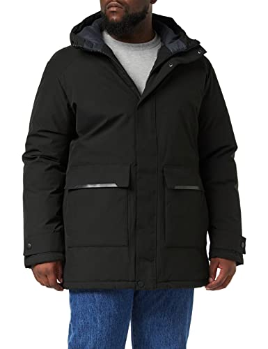 JACK&JONES Herren JJETIKO Parka SN Jacke, Black, M von JACK & JONES