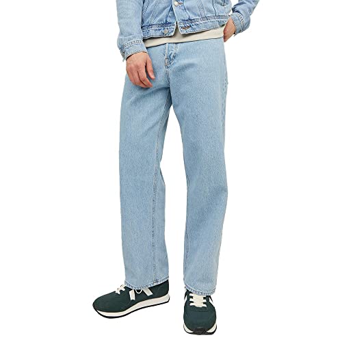 JACK & JONES Herren Jeans JJIALEX JJORIGINAL SBD 304 - Baggy Fit - Blue Denim, Größe:32W / 32L, Farbvariante:Blue Denim 12236082 von JACK & JONES