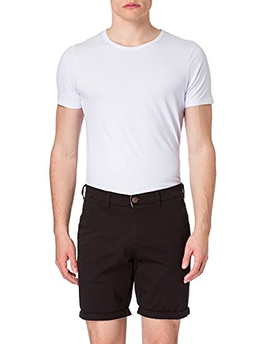 JACK & JONES Herren JJIDAVE JJCHINO AKM Chino-Shorts, Black, XL von JACK & JONES