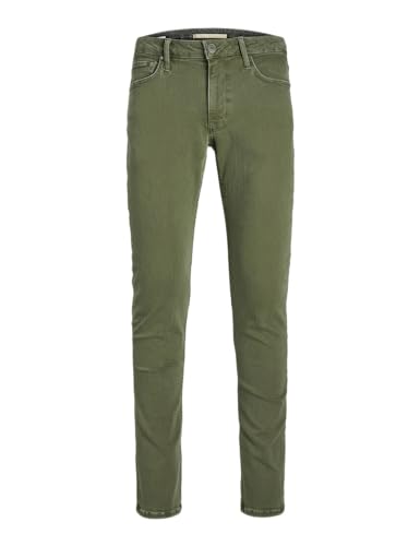 JACK&JONES Herren JJIGLENN JJEVAN CJ 977 SN Jeanshose, Loden Green, 32 W/30 L von JACK & JONES