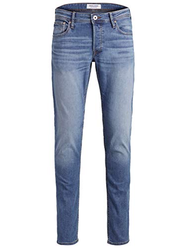 Herren Jack & Jones Slim Fit Jeans Glenn Skinny Tapered JJI Glenn ORIGINAL AM, Farben:Blau, Größe Jeans:30W / 30L von JACK & JONES