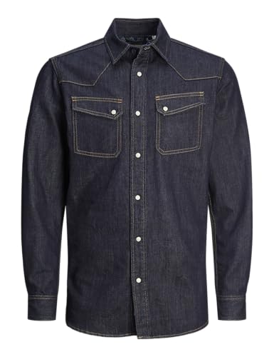 JACK&JONES Herren JJIRENO JJSHIRT MF 241 Jeanshemd, Blue Denim, XS JACK&JONES Herren JJIRENO JJSHIRT MF 241 Jeanshemd, Blue Denim, XS von JACK & JONES