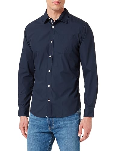 JACK & JONES Herren JJPLAIN Ditsy Detail Shirt LS AW23 Businesshemden, Navy Blazer, XL von JACK & JONES