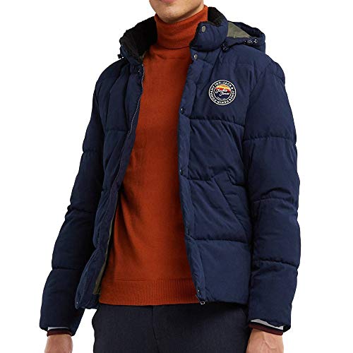 Jack & Jones Herren JJSURE Puffer Jacket Jacke, Navy Blazer, L von JACK & JONES