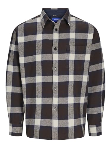 JACK&JONES Herren JORFREDERIKSBERG Flannel Shirt LS SN Freizeithemd, Mountain Spring, M von JACK & JONES