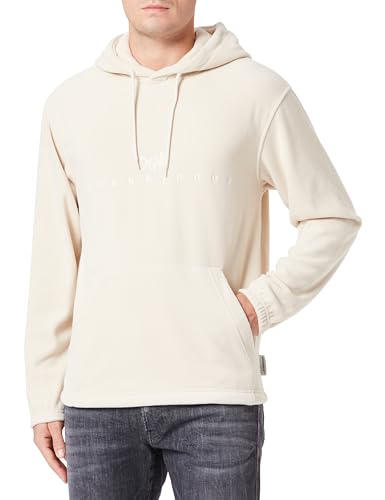 JACK&JONES Herren JORSILVERLAKE Fleece Hood Kapuzenpullover, Grau, M von JACK & JONES