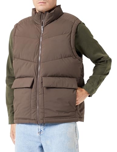 JACK&JONES Herren JORVESTERBRO Bodywarmer SN Weste, Chocolate Brown, L von JACK & JONES