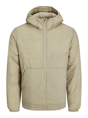 JACK & JONES Herren Shell-Jacke JORVESTERBRO Insulated Hood Jacket SN 12252917,Fields of Rye,XL von JACK & JONES