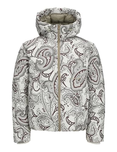 JACK&JONES Herren JORVESTERBRO Puffer Jacket AW24 SN Pufferjacke, Silver Birch/Detail:AOP, L von JACK & JONES
