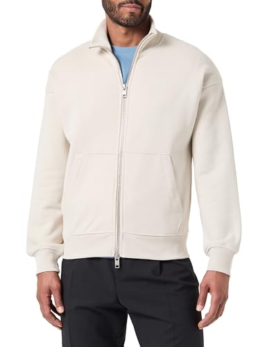 JACK & JONES JORVOLUME Sweat Zip HIGH Neck BLK von JACK & JONES