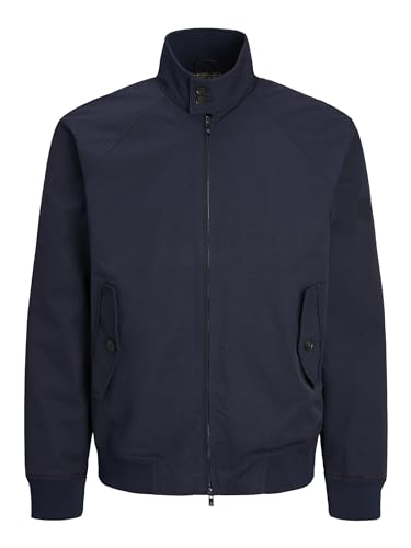 JACK&JONES Herren JPRBLURUDY Harrington JKT SN Kurzjacke, Night Sky, M von JACK & JONES