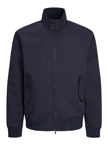 JACK&JONES Herren JPRBLURUDY Harrington JKT SN Kurzjacke, Night Sky, XS von JACK & JONES