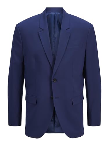 JACK&JONES Herren JPRBUSHWICK Harry Blazer REG NOOS Anzugjacke, Medieval Blue/Fit:Regular FIT, 52 von JACK & JONES