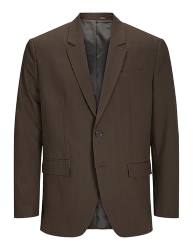 JACK&JONES Herren JPRBUSHWICK Harry Blazer REG NOOS Anzugjacke, Slate Black/Checks:Regular FIT, 52 von JACK & JONES