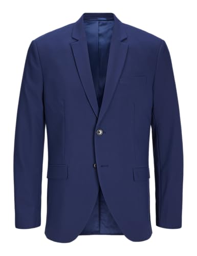 JACK&JONES Herren JPRBUSHWICK Harry Blazer Slim Anzugjacke, Medieval Blue/Fit:Slim FIT, 48 JACK&JONES Herren JPRBUSHWICK Harry Blazer Slim Anzugjacke, Medieval Blue/Fit:Slim FIT, 48 von JACK & JONES