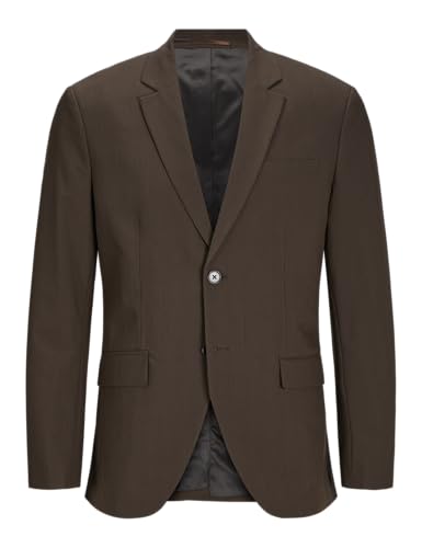 JACK&JONES Herren JPRBUSHWICK Harry Blazer Slim Anzugjacke, Slate Black/Checks:Slim FIT, 54 von JACK & JONES