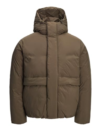JACK&JONES Herren JPRCCBOLTON Short Puffer Pufferjacke, Slate Black, L von JACK & JONES
