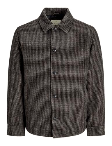 JACK&JONES Herren JPRCCCARTER Jacket Kurzjacke, Coffee Bean/Checks:Check, XS von JACK & JONES