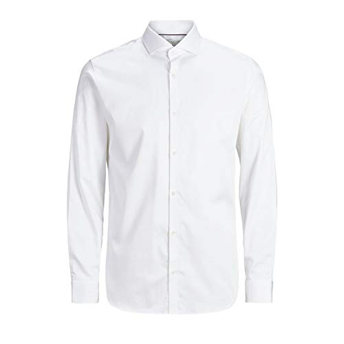 JACK & JONES Herren JPRCOMFORT Shirt L/S NOOS Businesshemd, Weiß (White Fit:Comfort Fit), XX-Large von JACK & JONES