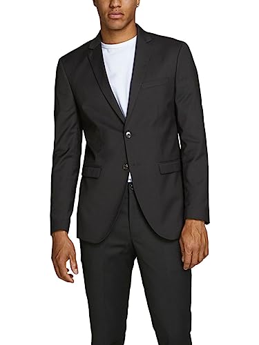 JACK & JONES Male Einreihiger Blazer JPRFRANCO Super Slim Fit Blazer, Schwarz von JACK & JONES