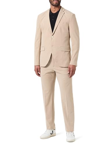 JACK & JONES Herren JPRJONES Stretch Suit NOOS Anzug 12245351,Travertine/Fit:Slim Fit,52 von JACK & JONES