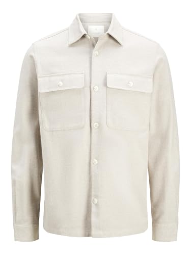 Jprraymond Melange Solid Overshirt Ls Sn von JACK & JONES