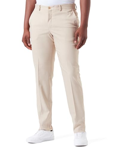 JACK & JONES Herren JPRSOLARIS Check Trouser SN Anzughose, Travertine/Checks:SUPER Slim FIT, 48 von JACK & JONES