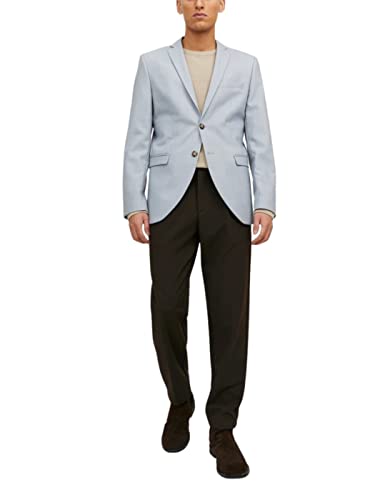 JACK&JONES Herren JPRSOLARIS NOOS Blazer, Cashmere Blue/Fit:SUPER Slim FIT, 46 von JACK & JONES