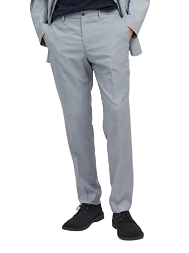 JACK & JONES Herren JPRSOLARIS Trouser NOOS Anzughose, Cashmere Blue/Fit:SUPER Slim FIT, 52 von JACK & JONES