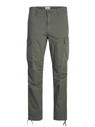 JACK & JONES Herren JPSTACE JJTUCKER Cargo AMA NOOS Cargohose, Agave Green, 31 W/36 L von JACK & JONES