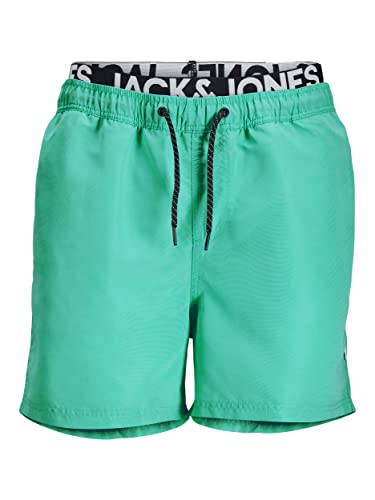 JACK & JONES Herren JPSTARUBA JJSWIMSHORTS AKM DB, Biscay Green, L von JACK & JONES