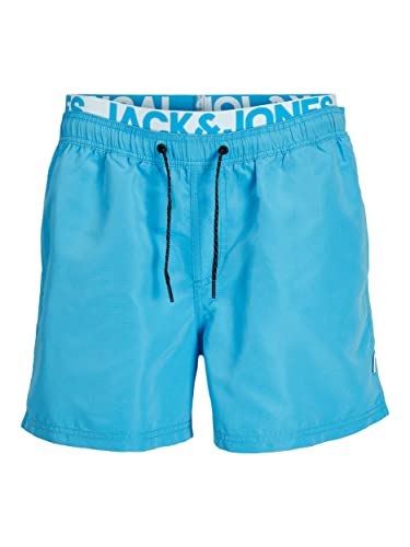 JACK & JONES Herren JPSTARUBA JJSWIMSHORTS AKM DB, Malibu Blue, L von JACK & JONES