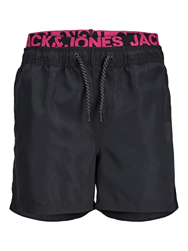 JACK & JONES Herren JPSTARUBA JJSWIMSHORTS AKM DB, Tap Shoe/PINK Peacock, XL von JACK & JONES