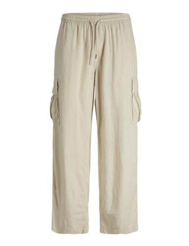 JPSTBILL JJNATE Linen Blend Cargo Jog SN von JACK & JONES