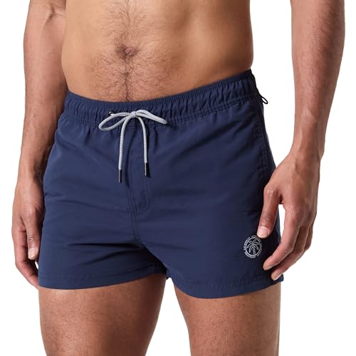 JACK&JONES Herren JPSTBORA Bora JJSWIM SOLID LY Badeshorts, Navy Blazer, 48 von JACK & JONES