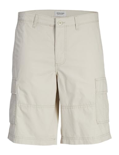 JACK & JONES Herren JPSTCOLE JJCAMPAIGN Short Cargoshorts, Moonbeam, XXL von JACK & JONES