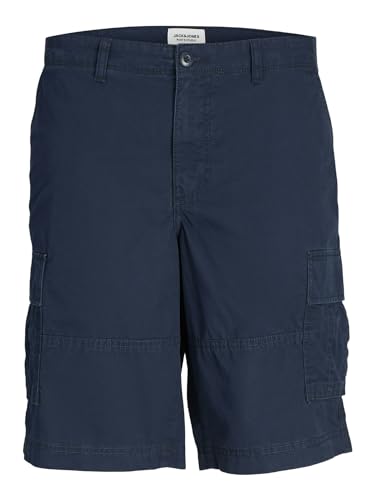 JACK&JONES Herren JPSTCOLE JJCAMPAIGN Short Cargoshorts, Navy Blazer, L von JACK & JONES