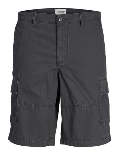 JACK&JONES Herren JPSTCOLE JJCAMPAIGN Short PLS Cargoshorts, Asphalt, 48 von JACK & JONES