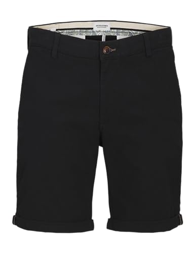 JACK & JONES Chino Shorts Kurze Hose Lässige Midi-Shorts Normaler Schnitt, Farben:Dunkelblau, Größe:M von JACK & JONES