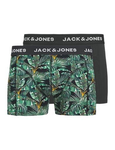 JACK & JONES Herren Jacgavin Trunks 2 Pack, Black, m (2er Pack) von JACK & JONES