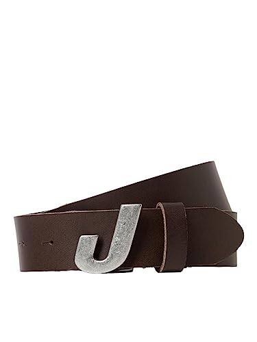 JACK & JONES Herren Jacjones J Leather Belt Gürtel, Brown Stone, 105 von JACK & JONES