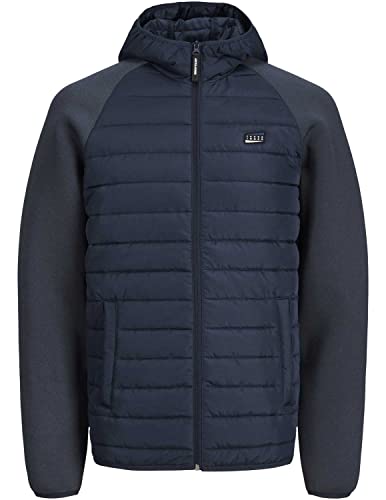 JACK & JONES Herren Jacke Jcotoby Hybrid leichte Winterjacke Wasserabweisend (as3, alpha, l, regular, regular, Navy Blazer) von JACK & JONES