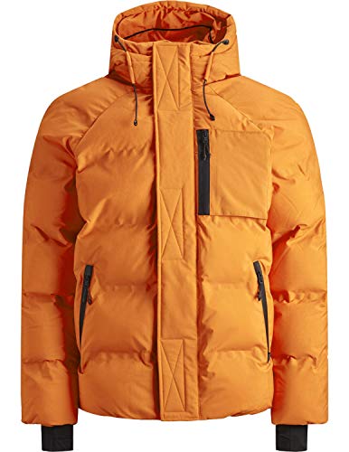 JACK & JONES Herren Jacke Jhwtrondheim Daunenjacke Steppjacke Pufferjacke Winter (as3, alpha, xx_l, regular, regular, Golden Orange, XXL) von JACK & JONES