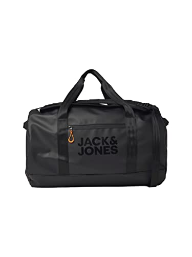JACK & JONES Herren Jaclab Weekendbag Reisetasche, Schwarz, Einheitsgröße von JACK & JONES