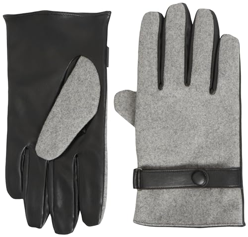 JACK & JONES Herren Jaclathi Gloves Handschuhe 12240251 ,Grau ,S-M von JACK & JONES