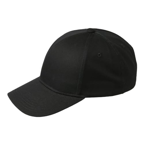 JACK & JONES Herren Jacplain Baseball Cap Ln Baseball Cap, Schwarz, Einheitsgröße von JACK & JONES